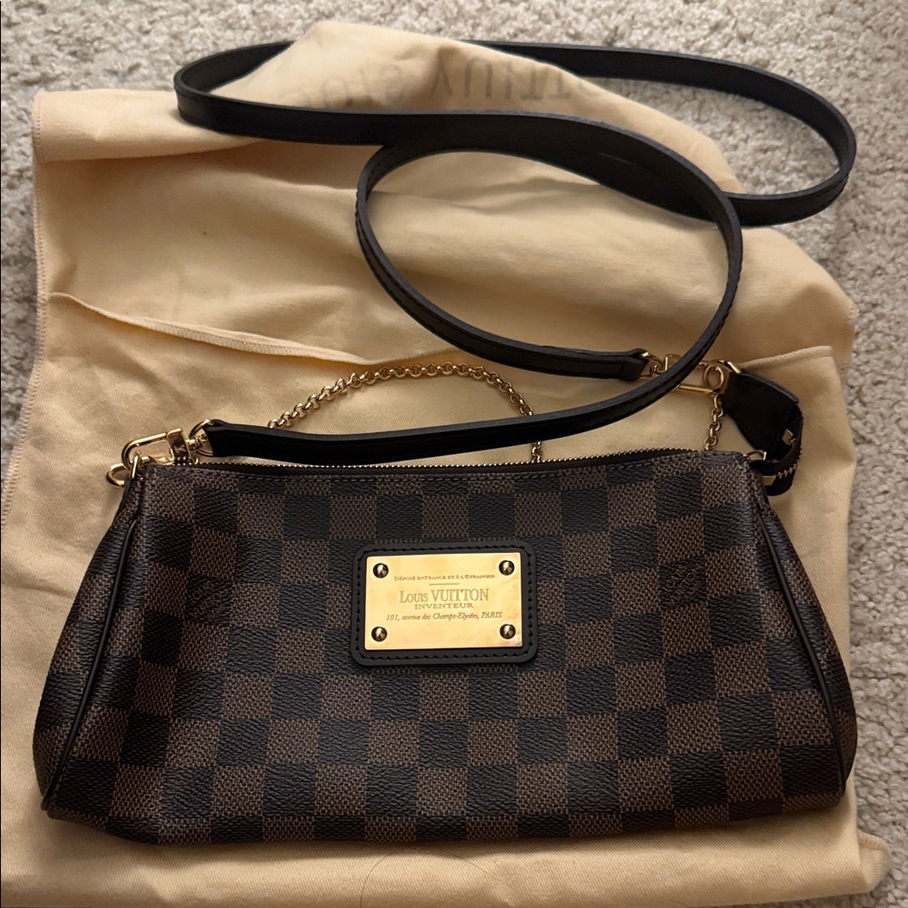 Louis Vuitton Damien Ebene Eva Clutch